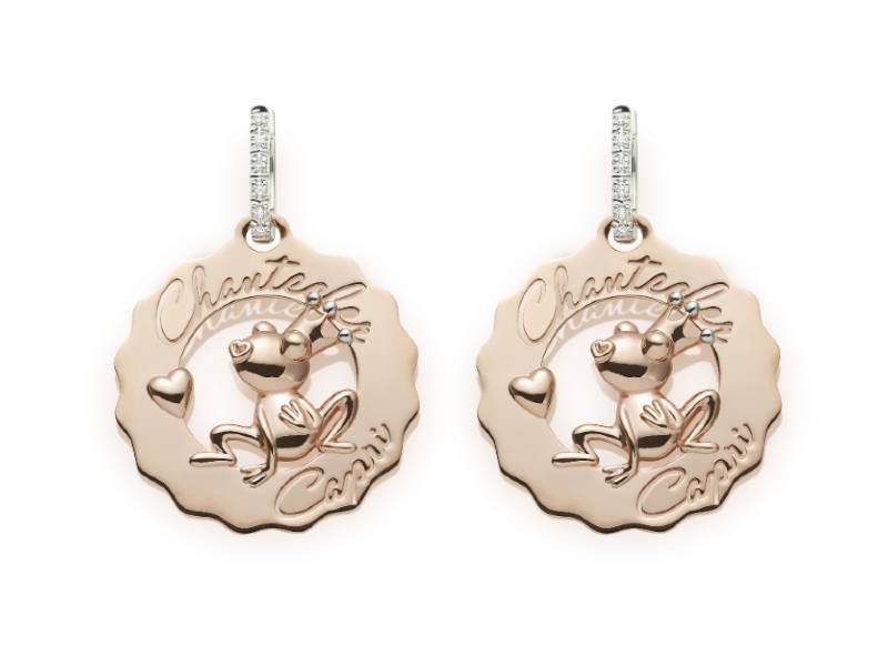 LOGO EARRINGS FROG PRINCESS CHANTECLER 38060